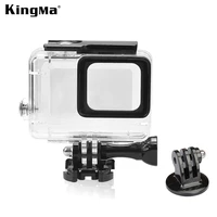 45m underwater waterproof case for gopro hero 6 5 7 black diving protective housing mount for go pro 7 6 5 shell accessory