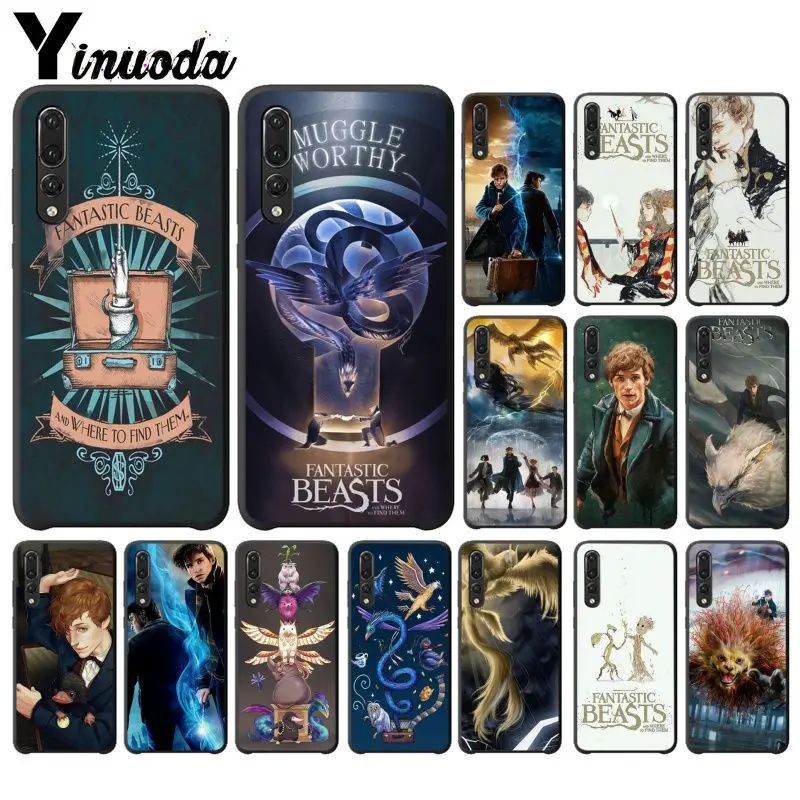 Yinuoda с фантастическими животными Новинка чехол для телефона Fundas huawei Mate10 Lite P20 Pro P9