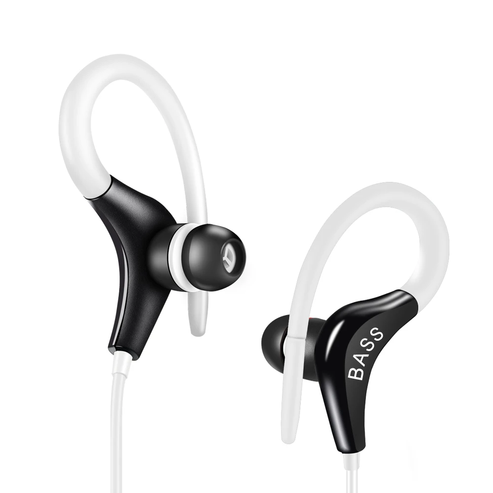 GSDUN Bass10 профессиональные HD HiFi наушники для бега с крючком Спортивные проводные