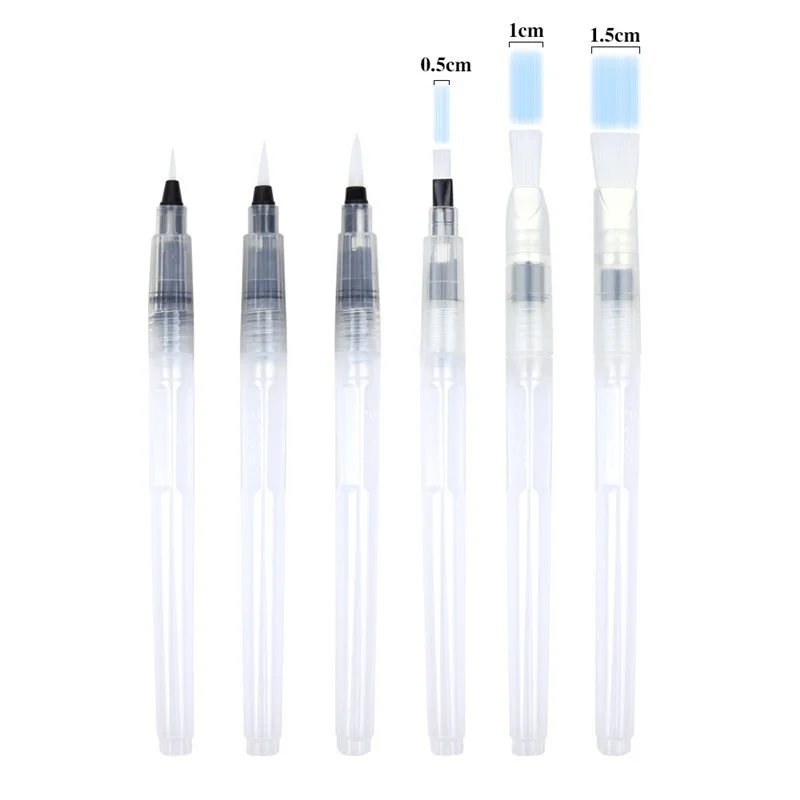 6 шт. многоразовая кисть для аэрозольной краски акварели карандаш чернильная