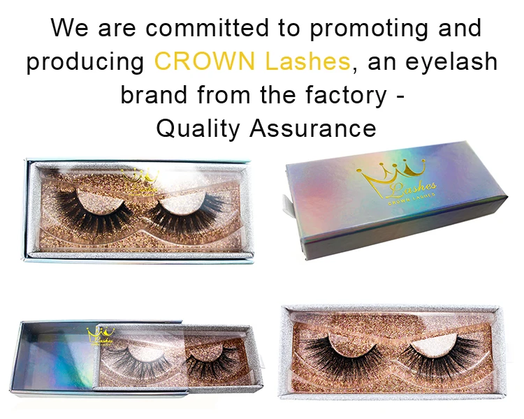 CrownLashes 6d 3d норковые накладные ресницы натуральные Индивидуальные Коробки Пакеты частная Этикетка Индивидуальные ресницы Поддельные ресницы
