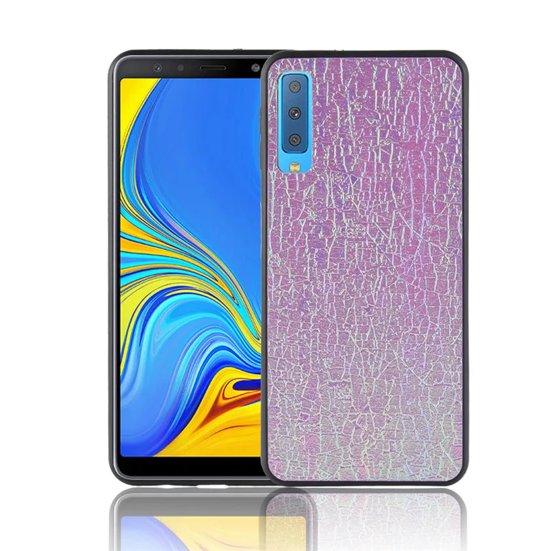 Для Funda Samsung Galaxy A7 2018 чехол тренд 3D рельефный для телефона A750 TPU силиконовый мягкий