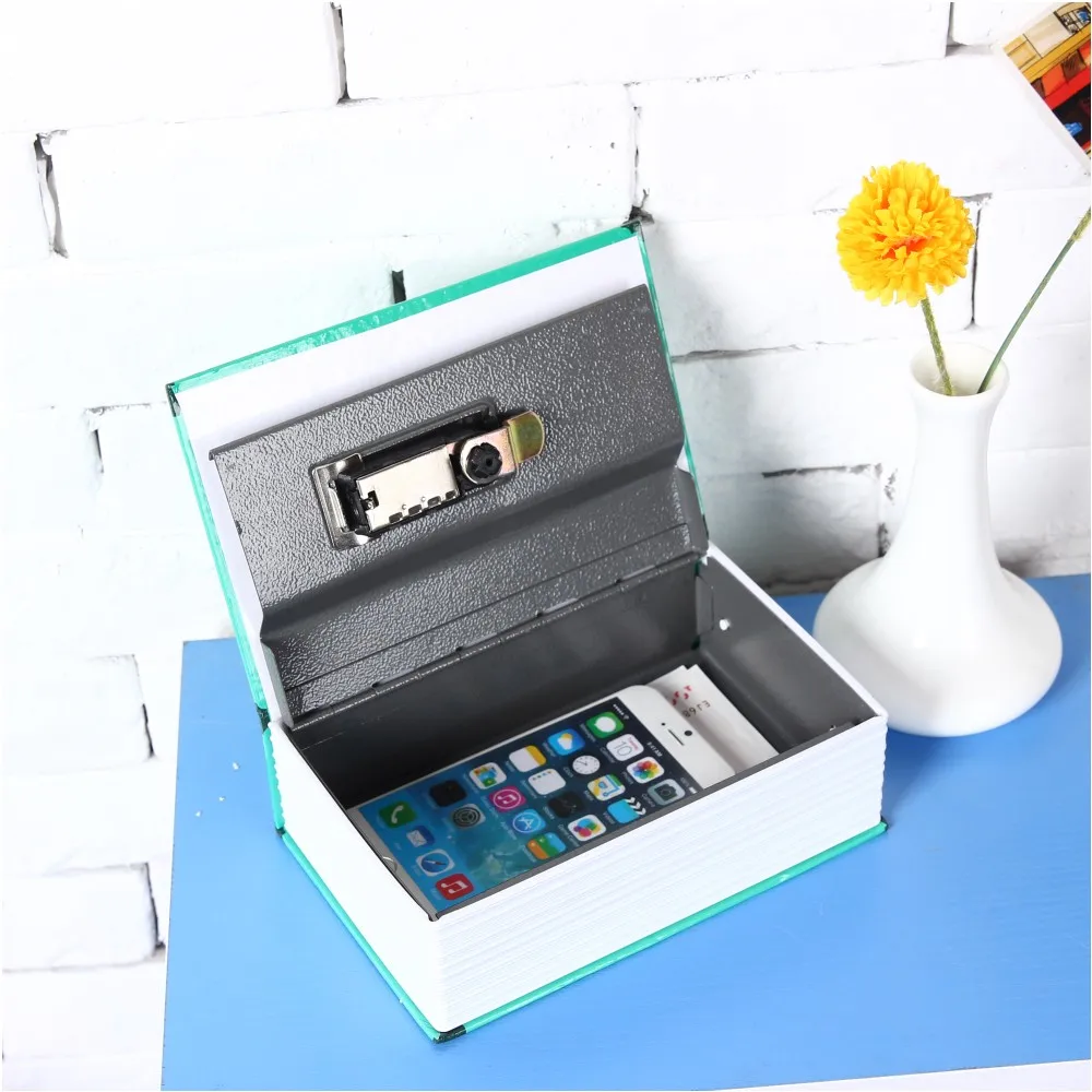 Книга секретная Скрытая безопасность Сейф замок наличные деньги ювелирные