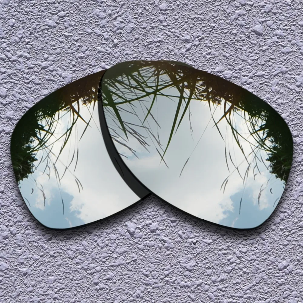 Серебристые титановые поляризованные Сменные линзы для солнцезащитных очков