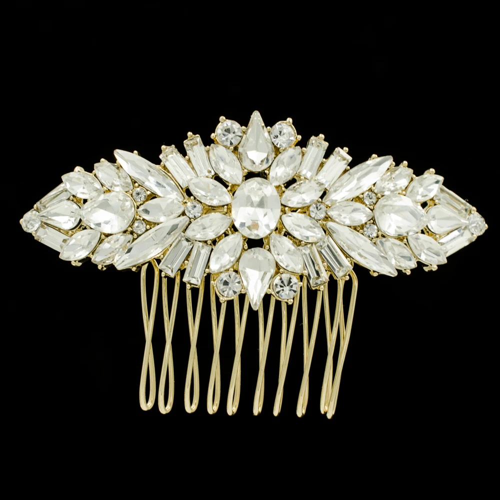 Женские шпильки для волос с кристаллами свадебные украшения аксессуары конкурса