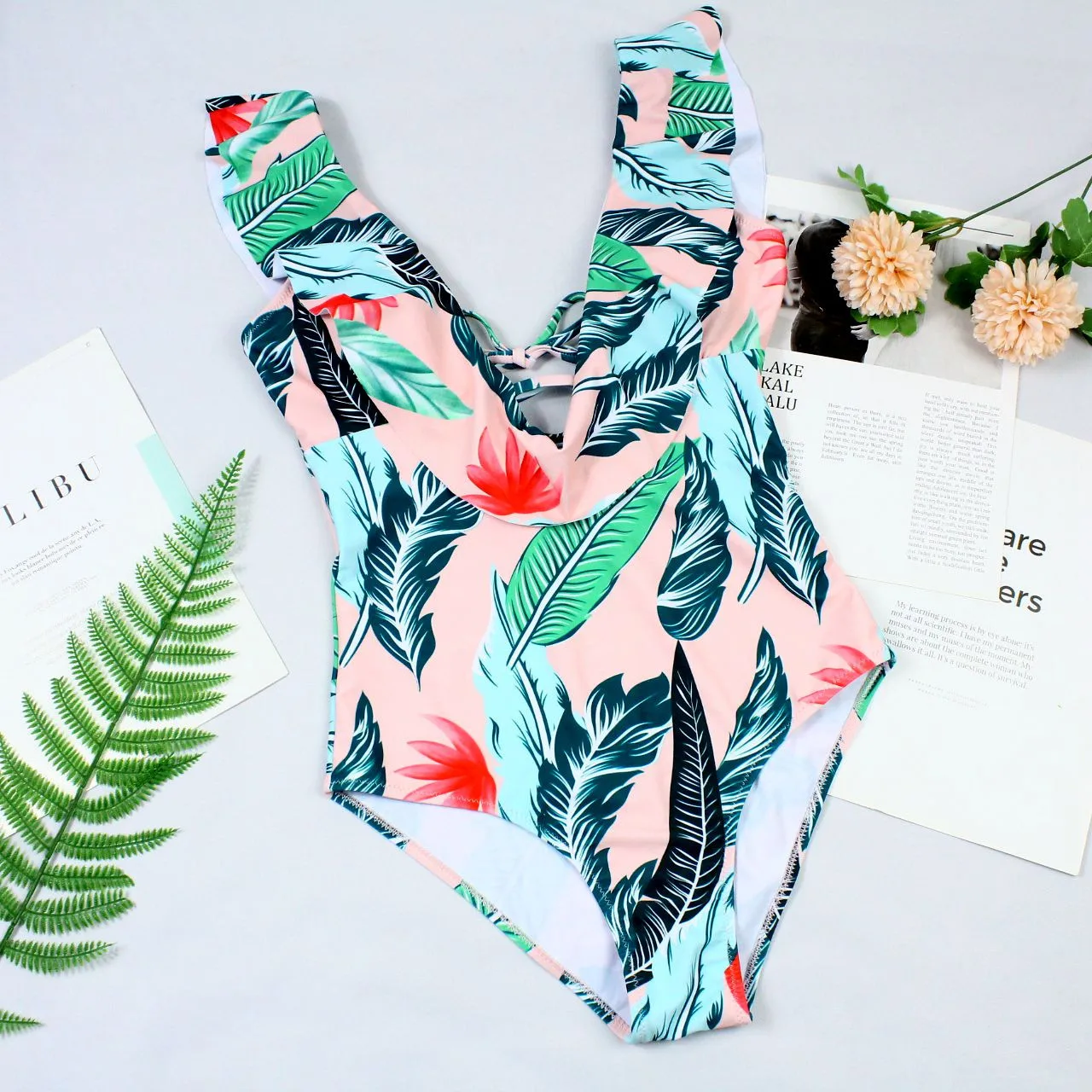 JAYCOSIN новые женские летние Полиэстеровые модные купальники с принтом Пляжная