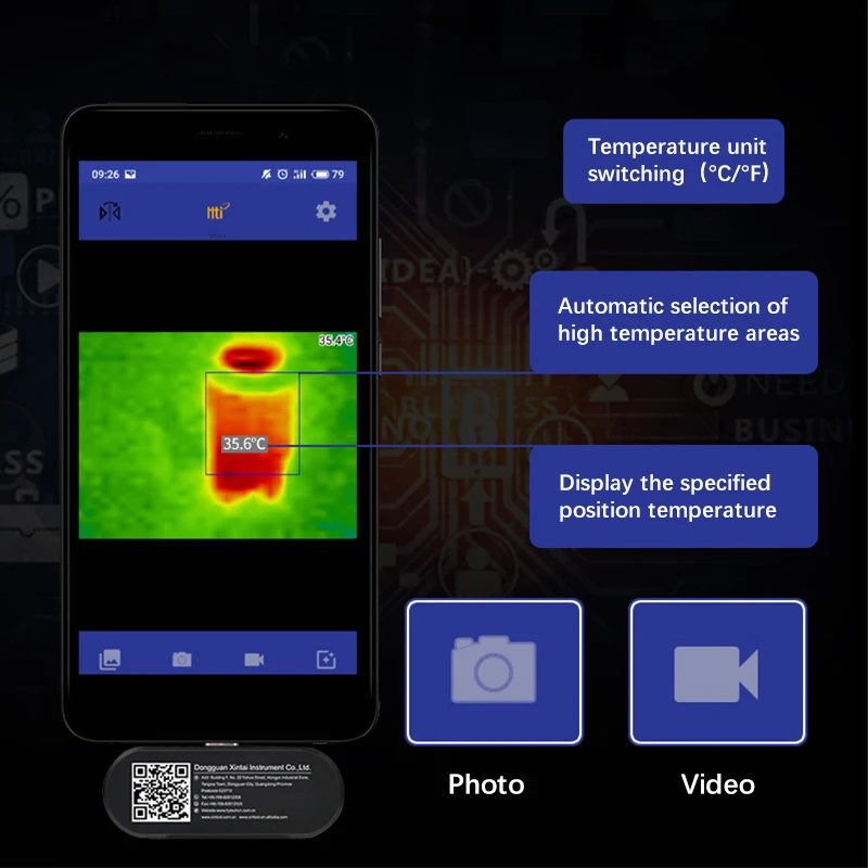 Seek Thermal Compact PRO/Compact XR Imaging Camera infrared imager ночное видение Android/TYPE C/USB C plug/IOS Version|Машины