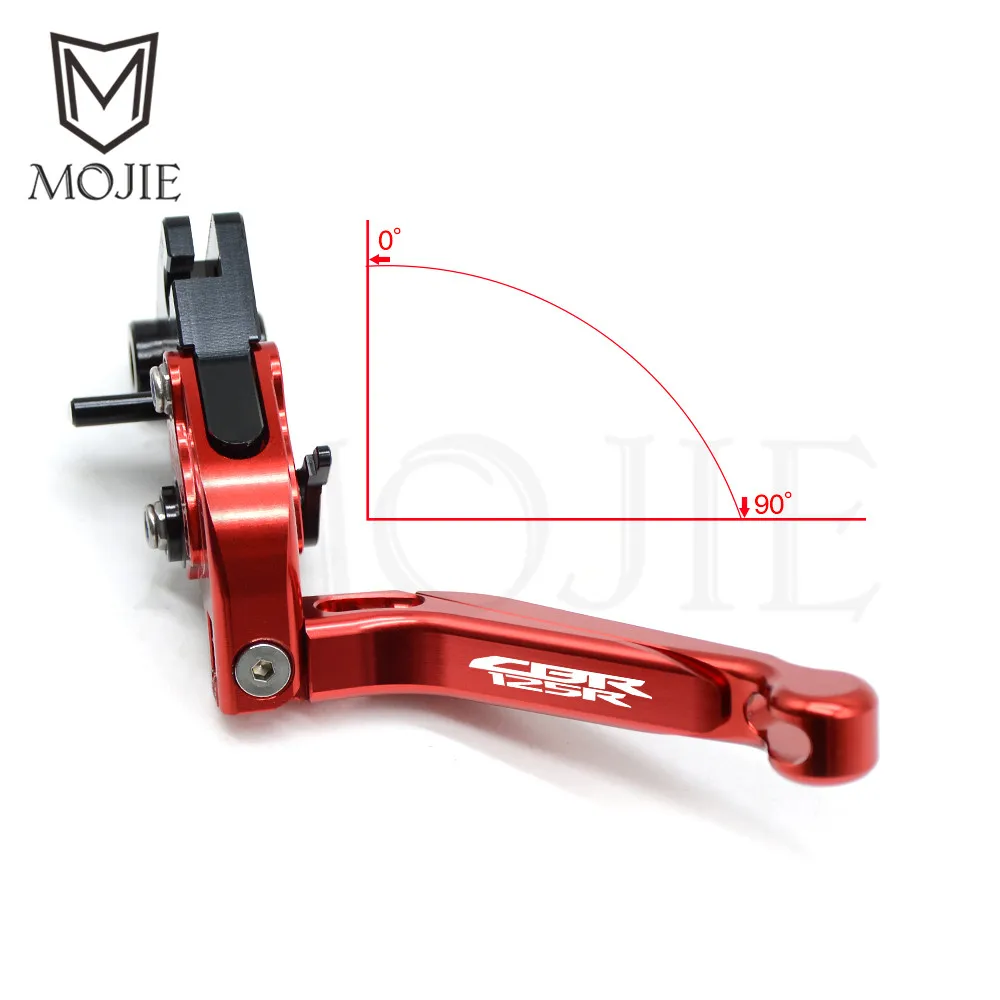 Мотоцикл CNC регулируемые рычаги сцепления для Honda CBR125R 2004 2010 2005 2006 2007 2008 2009 CBR 125R 125