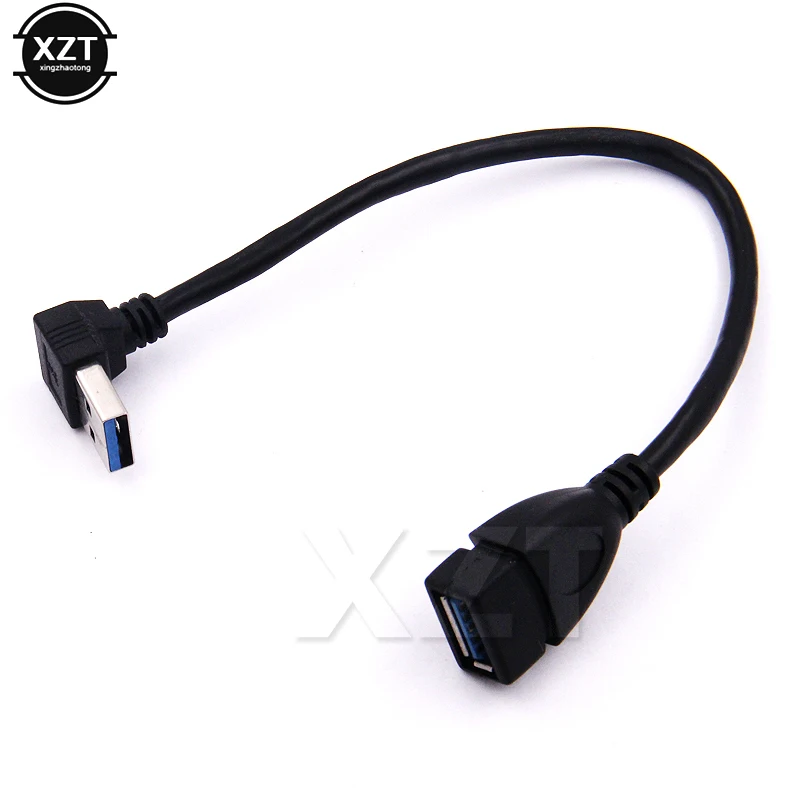 Универсальный Высококачественный USB 3 0 штекер A Female Up Angle 90 градусов Удлинительный