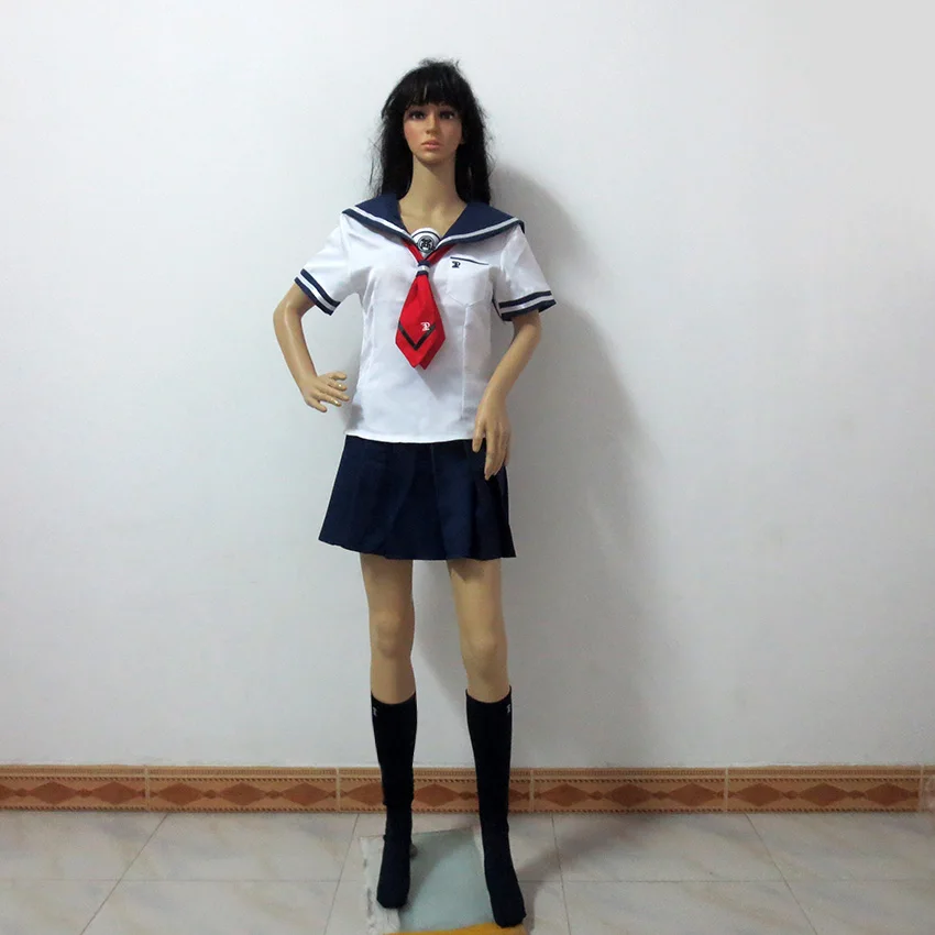 Danganronpa другая серия Naegi Komaru униформа для Хэллоуина костюм косплея любой размер по