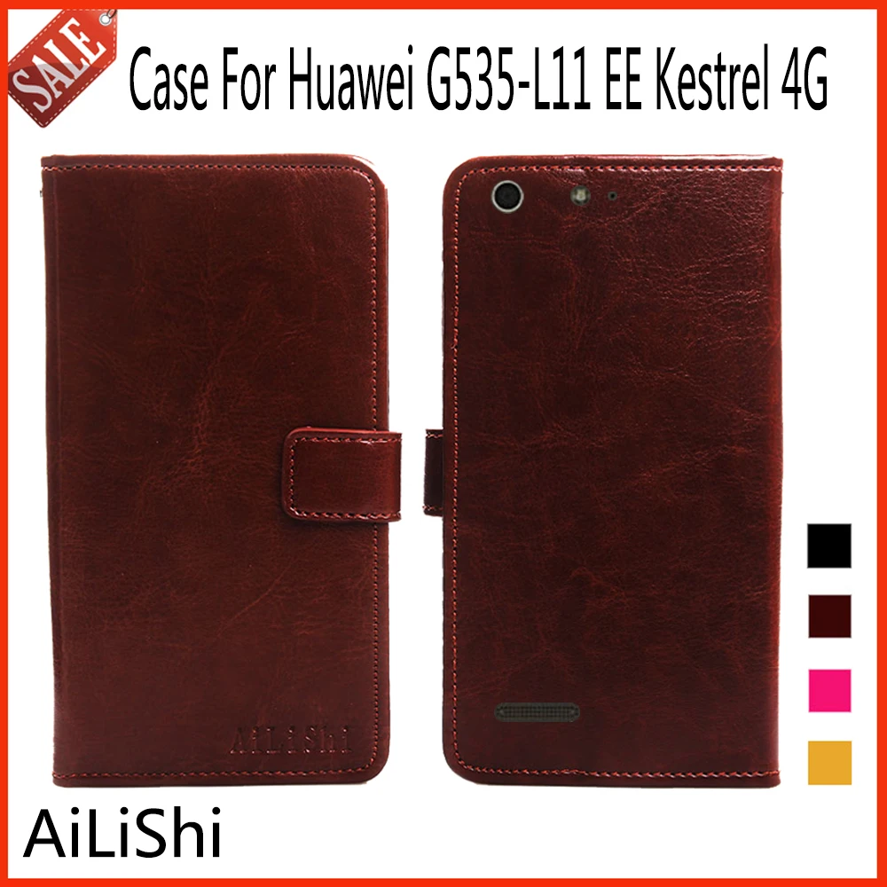 Кожаный чехол AiLiShi с откидной крышкой для Huawei G535-L11 EE Kestrel 4G роскошный защитный