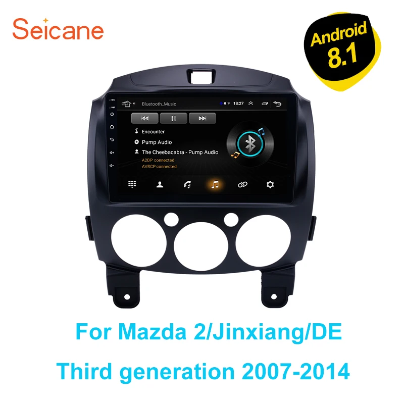 Оперативная память 2 Гб Встроенная память 32GB Android 8,1 для Mazda 2/Jinxiang/DE/третьего поколения 2007 2008 2009 2010 2011 2012 2013 автомобиль радио gps блок