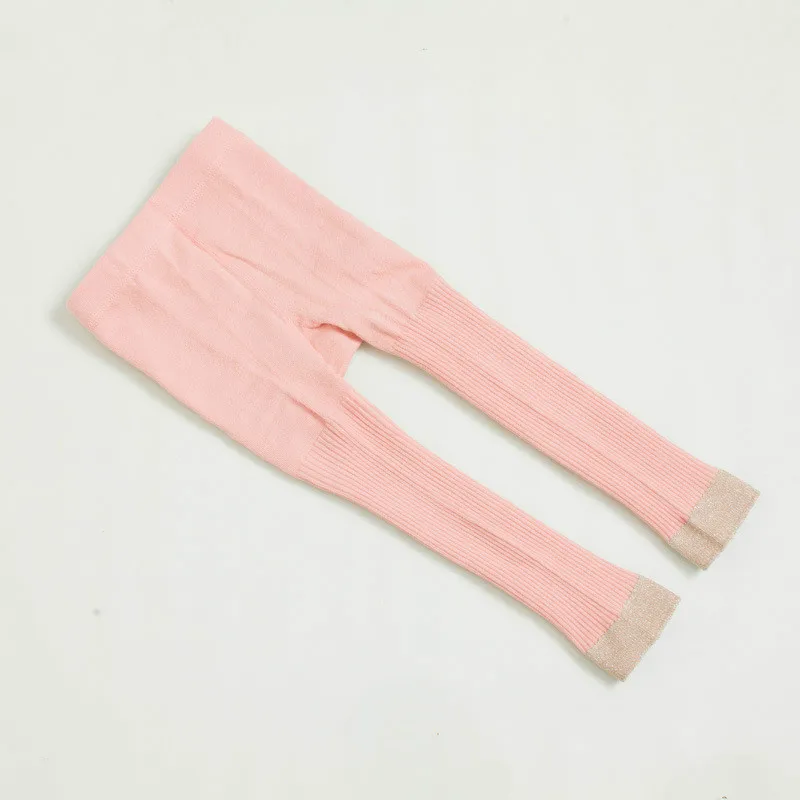 Pink Leggings Леггинсы для девочек детская одежда брюки для девочек весенне-осенние штаны хлопковые детские обтягивающие штаны, Roupas infantis menina, для детей от 1 до 10 лет - Цвет: Pink Leggings