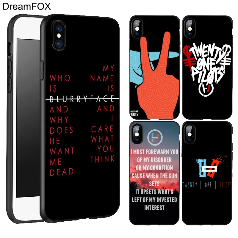 DREAMFOX L274 Twenty One Pilots черный мягкий силиконовый чехол из ТПУ для Apple iPhone 11 Pro XR XS Max X 8 7 6