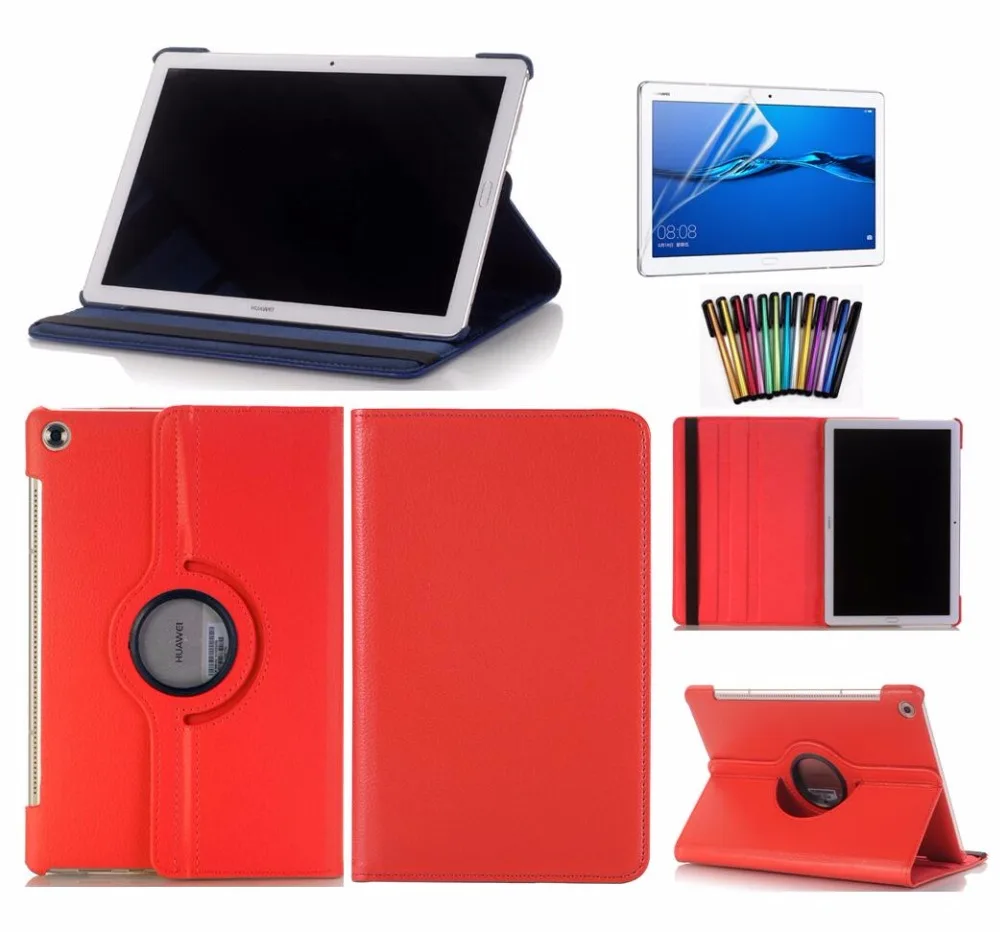 Кожаный чехол gligle вращающийся для Huawei MediaPad M5 10 8 (CMR AL09/CMR W09) 1 компл./Лот + экран
