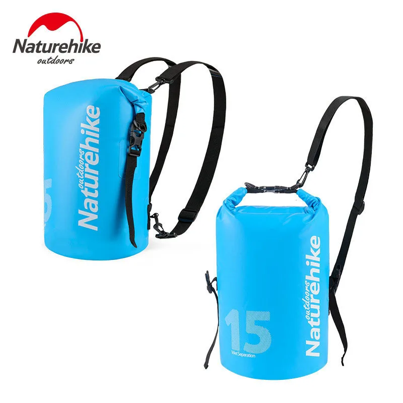 Naturehike 10L 15L 25L сумка для плавания воды ПВХ с разделителем сухого и влажного