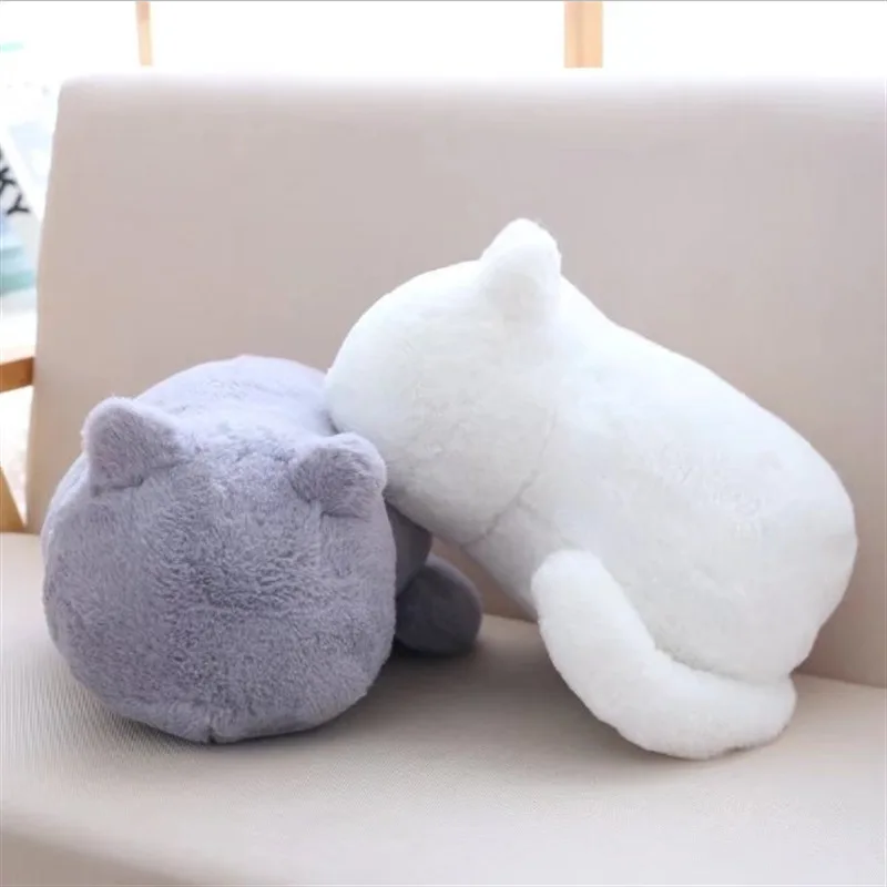 1pc Plush Cushions Pillow Cartoon Cat Shape Back Shadow Kawaii Filled Animal Toys Home Textile Chrismas Gifts | Дом и сад