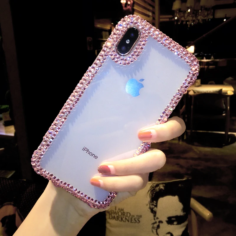 Роскошный блеск горный хрусталь чехол для телефона One plus Oneplus 6 т 5 3 Clear Телефон