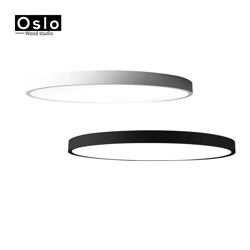 Oslo Wood 5 см ультра тонкие современные светодиодные потолочные лампы светильники с
