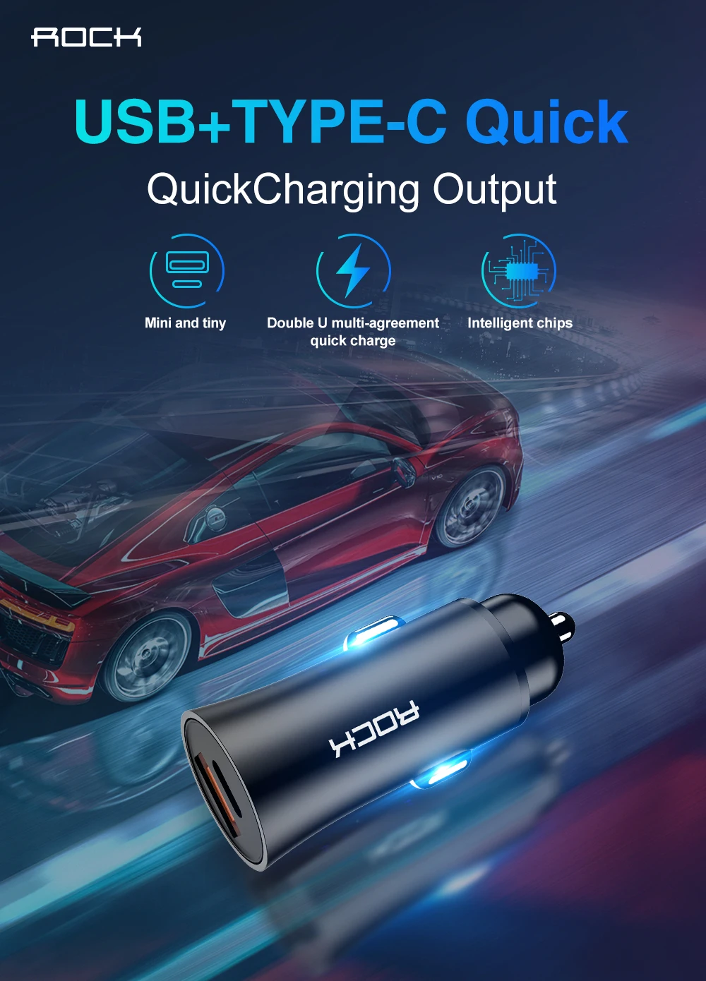 5А мини USB Автомобильное зарядное устройство Quick Charge 4,0 3,0 Для samsung huawei Supercharge SCP 32 Вт 2 порта USB быстрая зарядка зарядное устройство для телефона