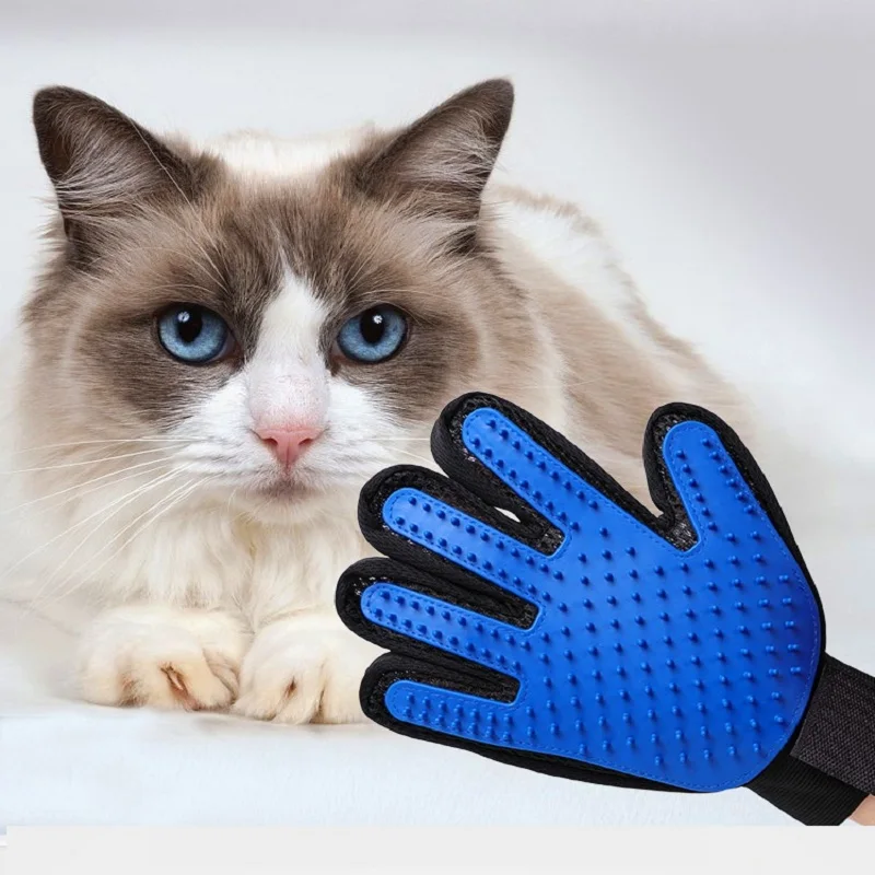 1 шт. Кошка pet очистки грива Перчатки Зоосалон Массаж силиконовые собака Ванна