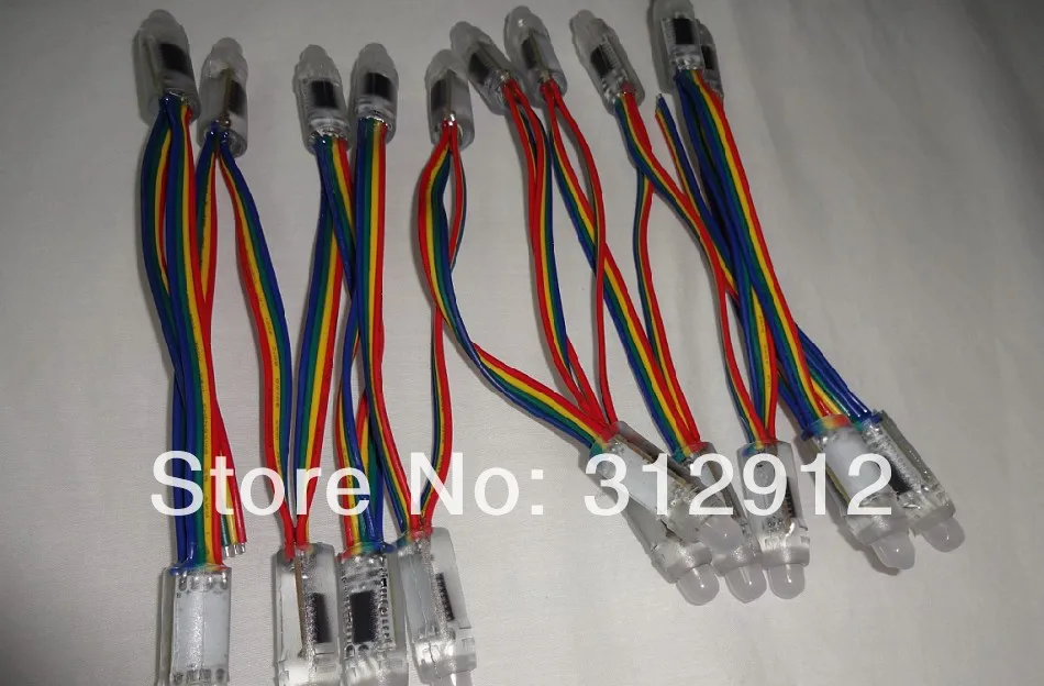 DC12V 12 мм DMX (DMX512AP) светодиодный пиксельный узел IP68 Номинальный DMX512 одноканальный