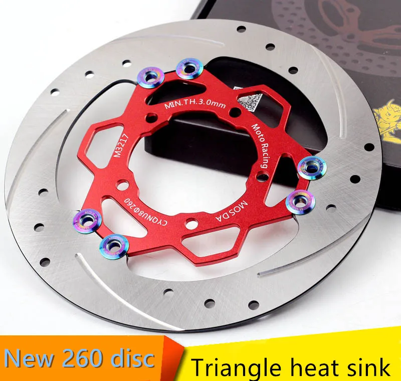 

Universal Motorcycle 260mm Rear Brake Disc Rotor Rotors Large disc floating disc brake disc For BWS Honda YAMHA