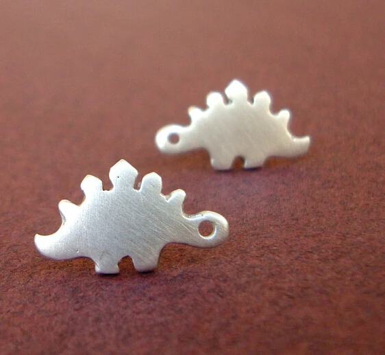 Ромашки одна штука новинка 2016 модные женские серьги в виде животных стегозавр