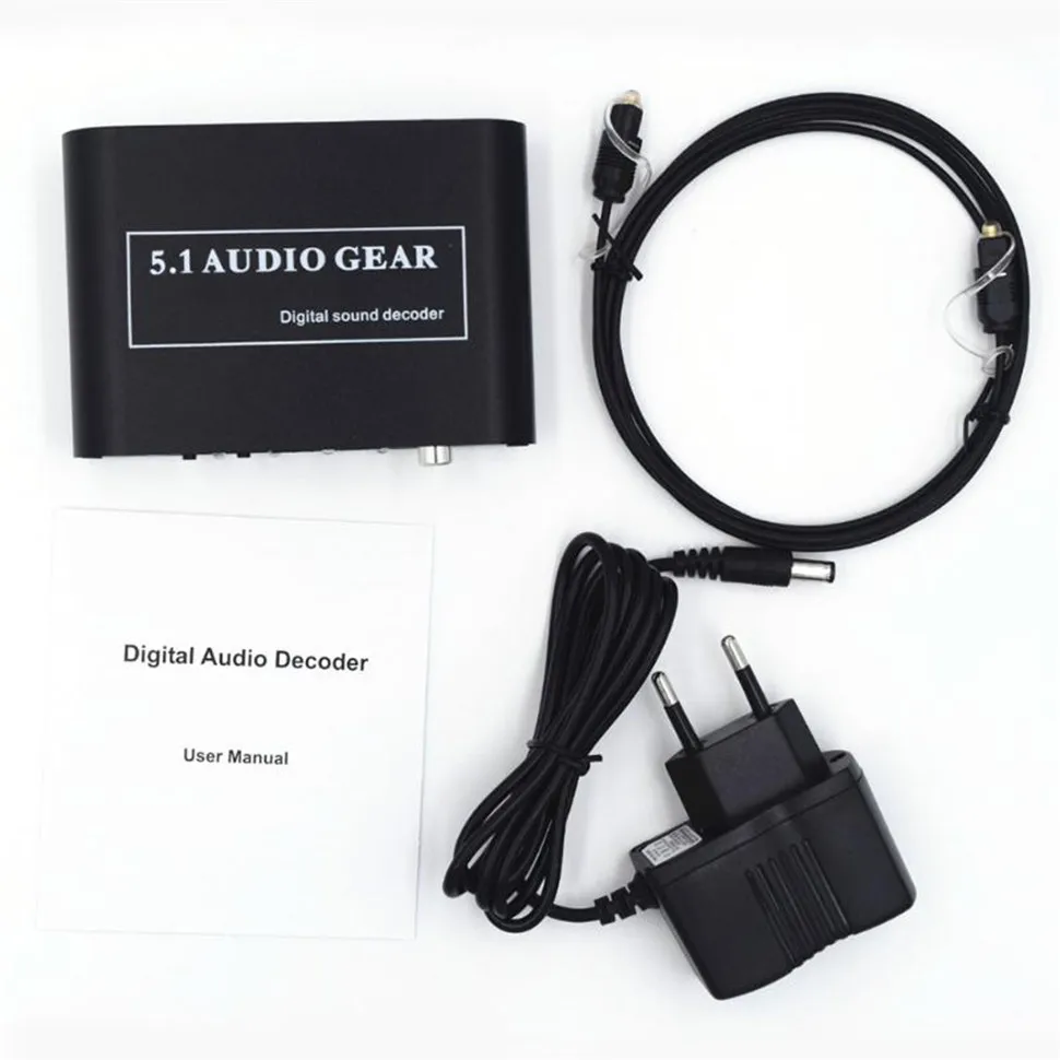 YKSO 5 1 CH аудио декодер SPDIF коаксиальный RCA DTS AC3/6CH цифровой конвертер LPCM аналоговый