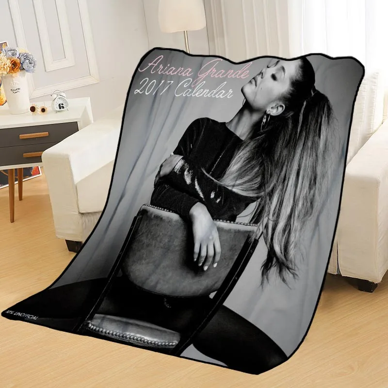 Одеяла на заказ Ariana Grande одеяло s мягкое TR DIY ваше изображение украшения спальни пледы ковер путешествия одеяло - Цвет: Blanket 10