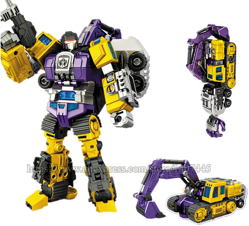 WEIJIANG NBK негабаритный 45 см Predaking трансформация фигурка игрушка 6 в 1 KO GT Разрушитель инженерные модели грузовиков игрушки для детей