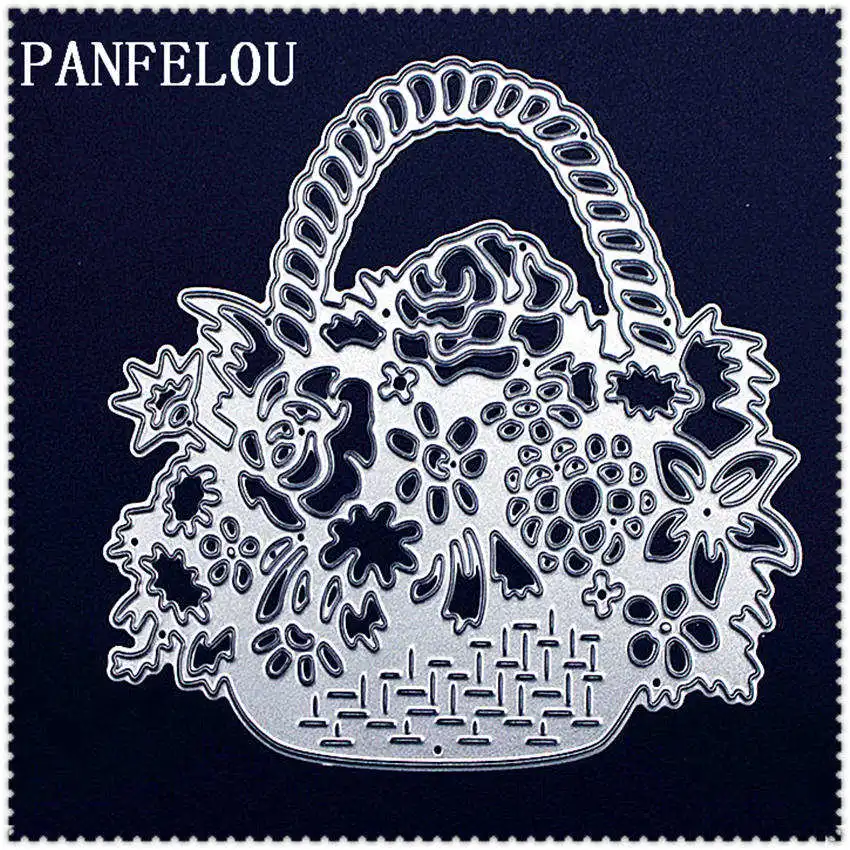 Металлическое ремесло PANFELOU красивая корзина для цветов высекальные штампы