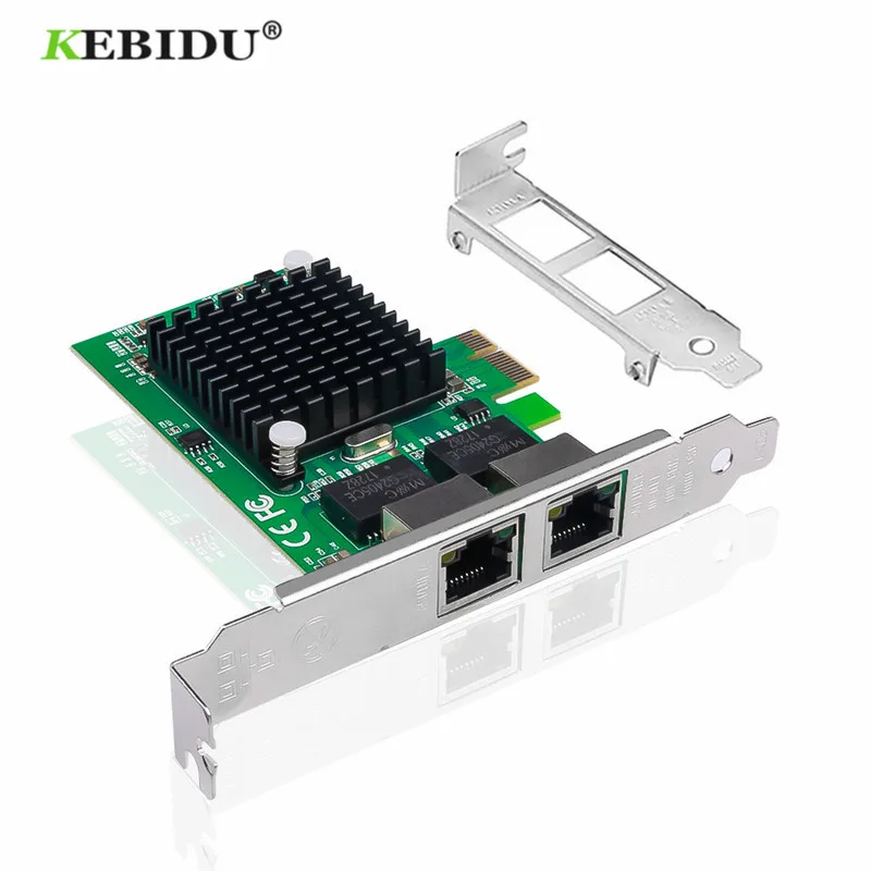 Сетевая карта KEBIDU 1000 Мбит/с гигабитный Ethernet 10/100/1000 м двойной PCI Express E сетевой