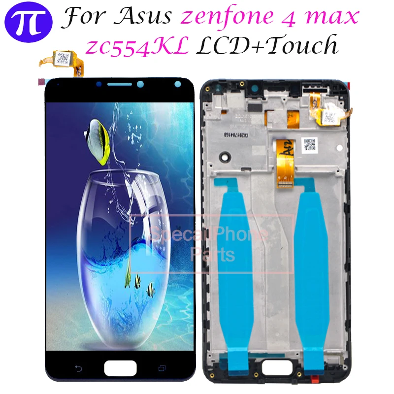 ЖК дисплей с сенсорным экраном и дигитайзером в сборе для ASUS Zenfone 4 Max ZC554KL 5 дюйма