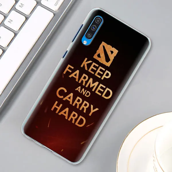 12 Dota 2 логотип Чехол Крышка для samsung Galaxy A30 A40 A50 A70 A6 A8 плюс A7 A9 M30 чехол для телефона Coque - Цвет: 12