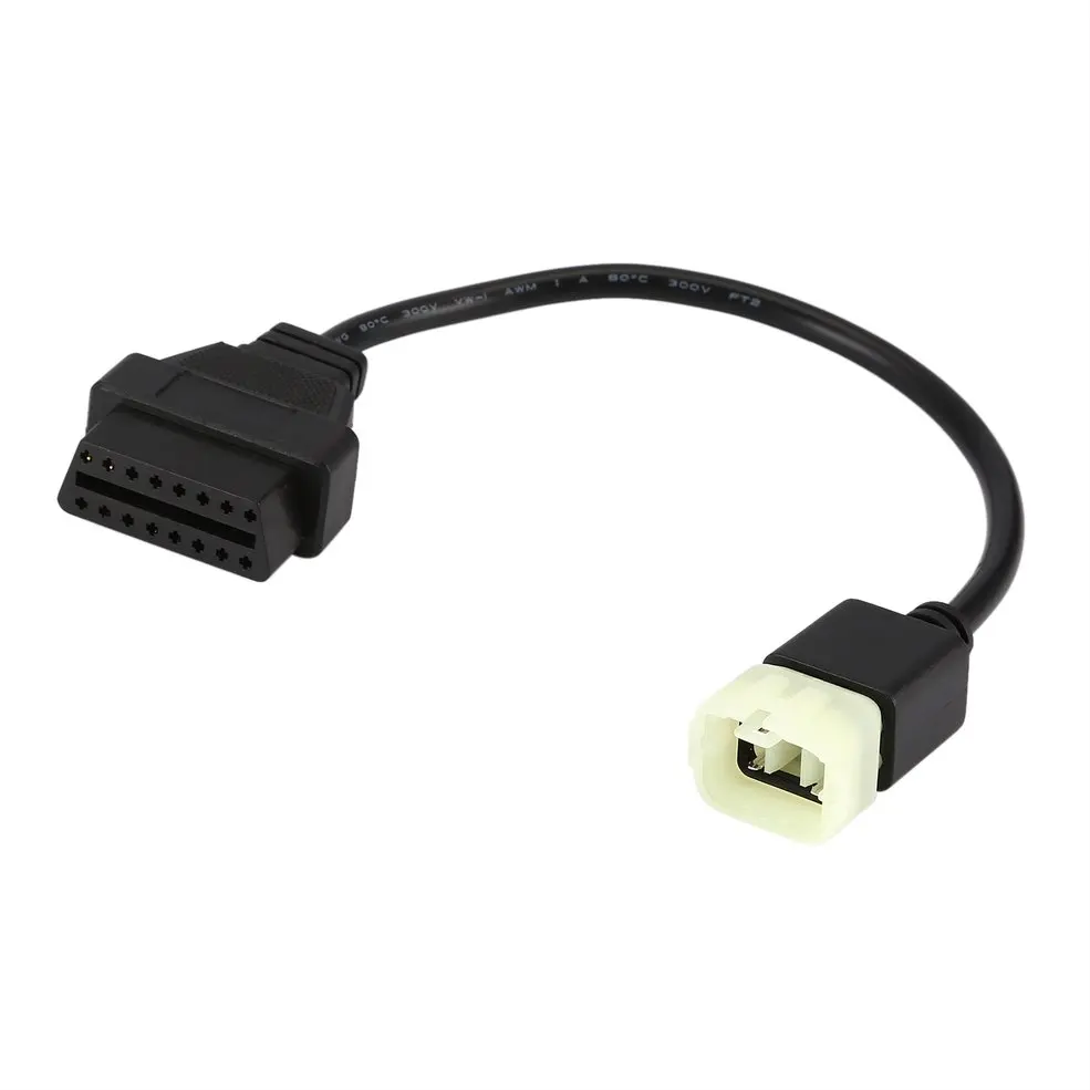 

FOR 6 pin to obd 16 pin adapter cable for TuneECU software to Motorcycle motorbikes ECU 6pin cable