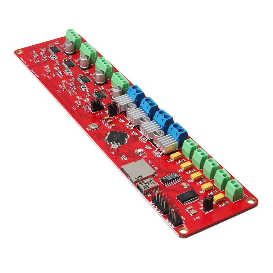 Точный! Geeetech Reprap 3D принтер плата управления 12 В Melzi V2.0 ATMEGA1284P 4 A4988 для Arduino|printer mutoh|usb