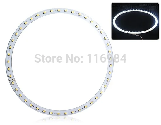 2 шт х белый 160 мм 3528 48-SMD Автомобильные светодиодные Ангельские глазки гало кольца