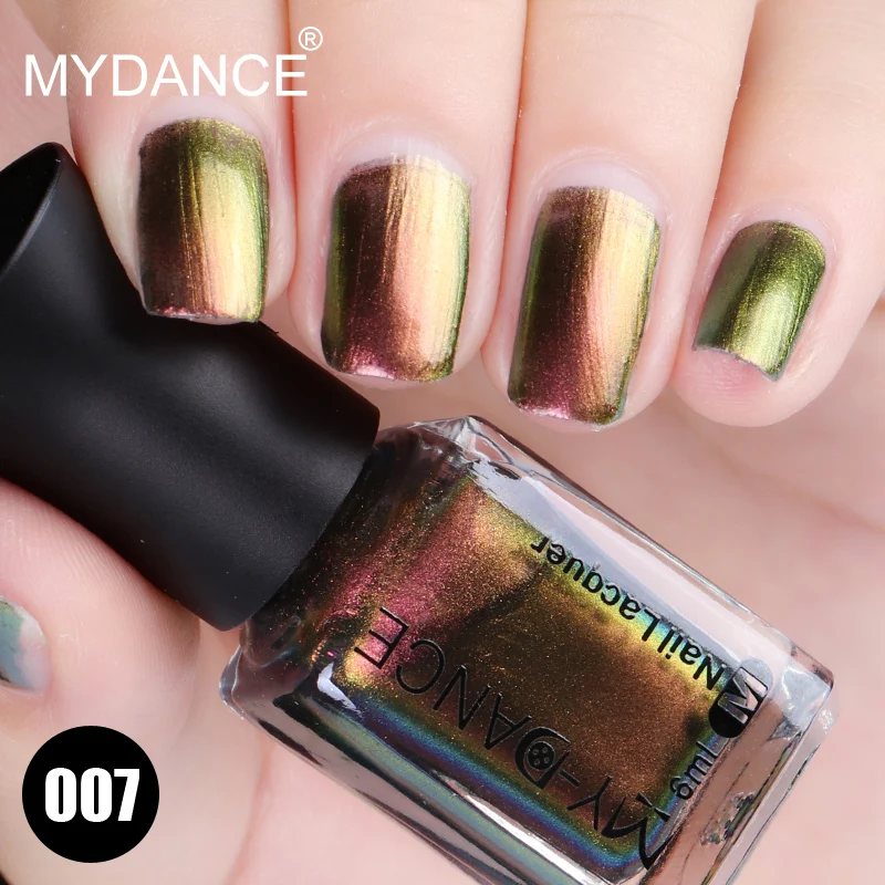 6 МЛ MYDANCE гель лак для ногтей Зеркальный Эффект Хамелеон Лак Профессиональный