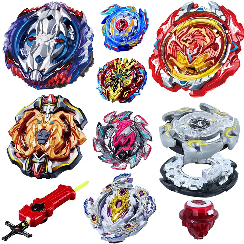 Забавный B-100 Beyblade burst стартер Bey Blade Лезвия Металл fusion bayblade с пусковым устройством высокая производительность battling top