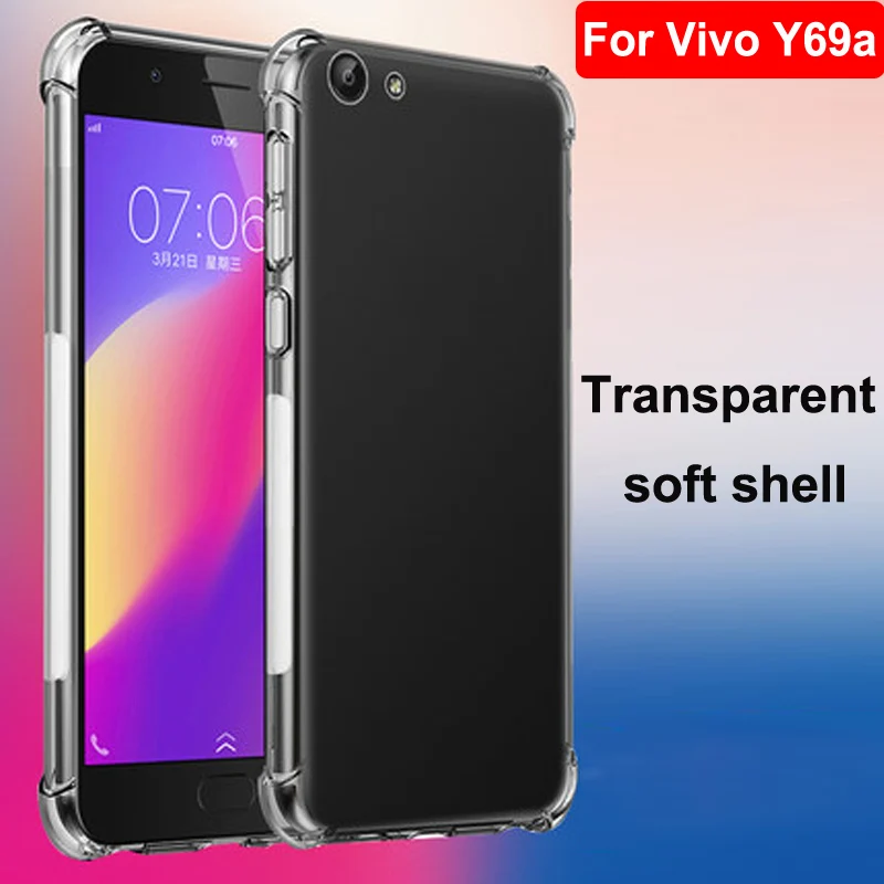 

Роскошный противоударный чистый мягкий чехол Capa для Vivo Y69a телефонные чехлы Силиконовая задняя крышка 5,5 ''для Vivo Y 69a VivoY69a защитный чехол для ...