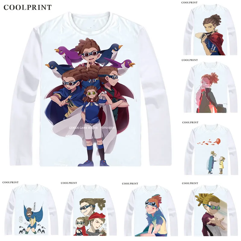 Футболка Coolprint Kidou Yuuto футболка Inazuma Raimon Eleven Legend Japan Повседневная Винтажная с