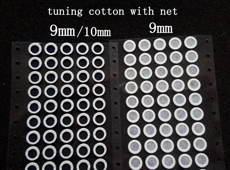 

DIY 8mm 9mm 10mm ear headphone unit tuning cotton dust network 10pairs