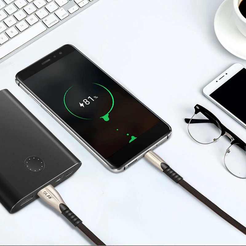 OLAF 3A Micro USB кабель 1 м 2 3 Быстрая зарядка Дата для Samsung Xiaomi LG планшета Android мобильный