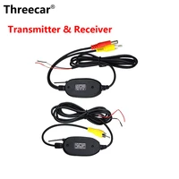 2 4 ghz wireless rear view camera rca video transmitter receiver kit for car rearview monitor fm transmitter receiver