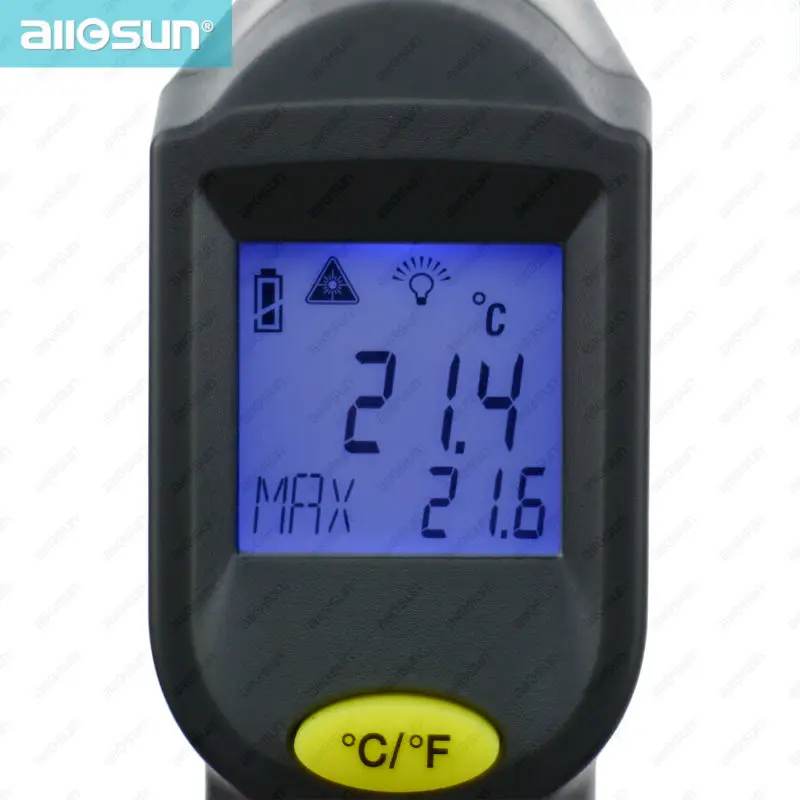 Бесконтактный ЖК цифровой инфракрасный термометр лазерный температурный