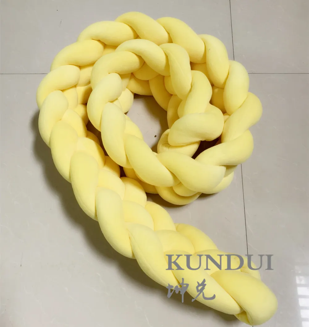 2/3M Nordic Long Knotted Braid Pillow Cotton Knots Cushion Decorative Sofa Baby Bumper Crib Bed Protector Kids Room Decor | Дом и сад