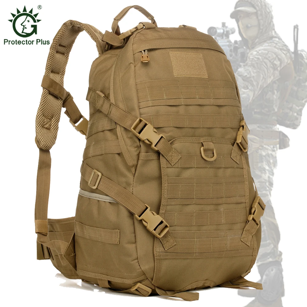 Goede 35L Militaire Tactische TAD Aanval Rugzakken Waterdichte Molle Rugzak Soldaat Rugzak Tas Voor Camping Wandelen Trekking Reizen