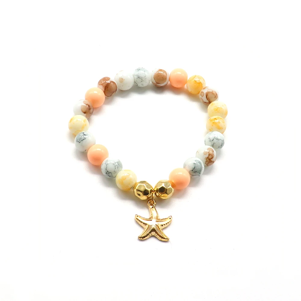 5 шт./компл. женские модные банты бусины морская звезда сердца Геометрические