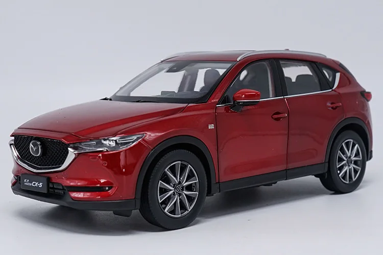 

Модель литая под давлением в масштабе 1:18 для Mazda CX-5 2018 Red SUV, миниатюрная Коллекционная игрушечная машинка из сплава, подарок CX5 CX 5